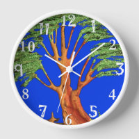 Sous le ciel bleu : La collection d'arbres Acacia