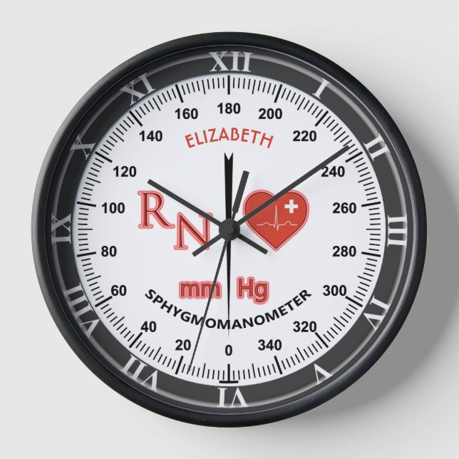 Horloge Sphygmomanomètre pour le moniteur de pression arté (Recto)