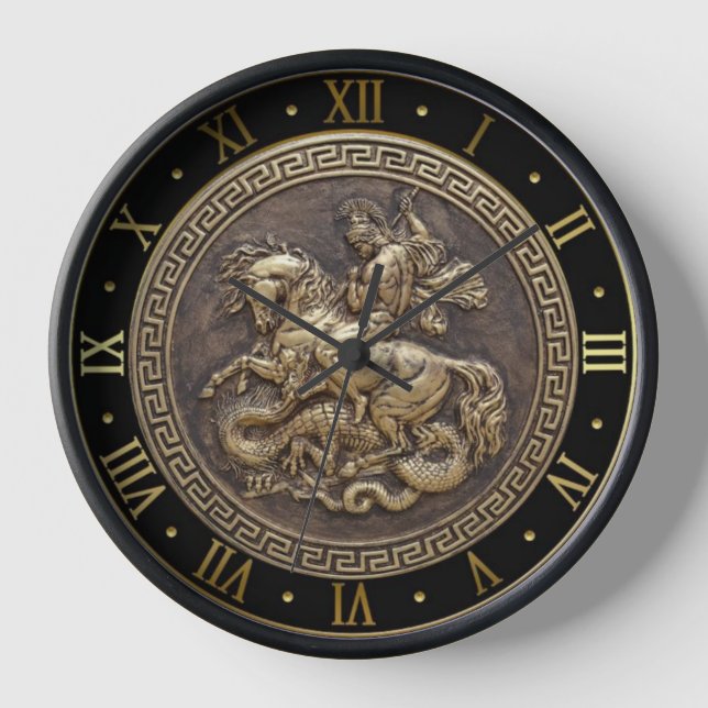 Horloge St. George pose le mur du dragon (Recto)