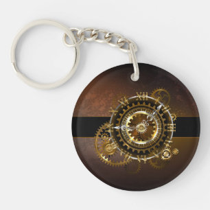 Horloge Steampunk avec des engrenages anciens