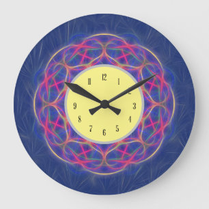 Horloge super d'art fractal
