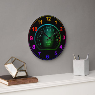 Horloge sur mesure sur le thème de la voiture auto