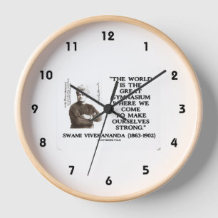 Horloge Swami Vivekananda Grand Gymnase Mondial Fort Qte