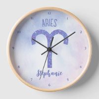 SYMBOLE D'Astrologie Pretty Aries Personnalisé Pur