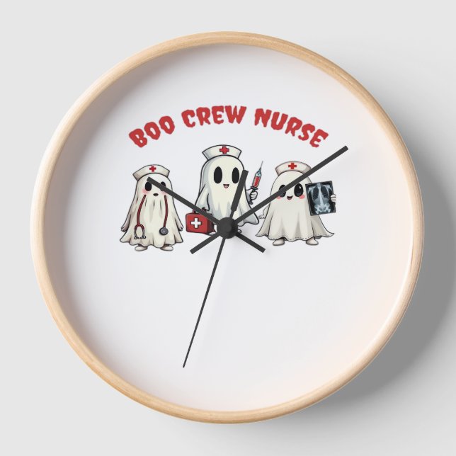 Horloge T-Shirt indispensable à l'équipage de BOO (Recto)