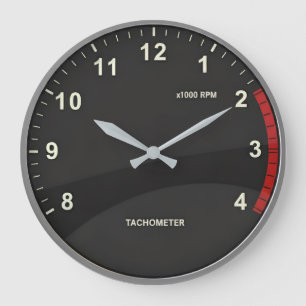 Horloge tachymètre de voiture pour garage de mécan