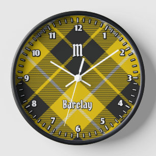 Horloge Tartan de robe du clan Barclay