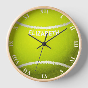 Horloge Tennis Custom Yellow Ball
