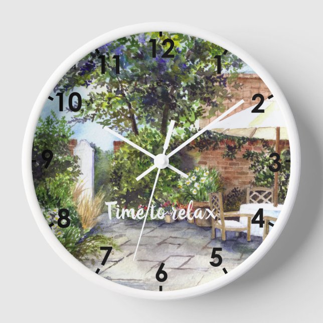 Horloge Terrasse du Manor House, York (Recto)