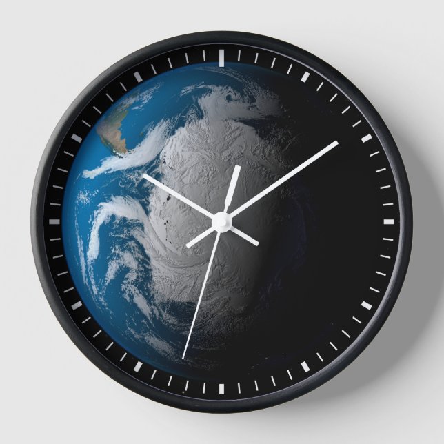 Horloge Terre Pleine Montrant Des Nuages Simulés Sur L'Ant (Recto)