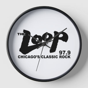 Horloge The Loop 97.9 FM Chicago's Rock Classique