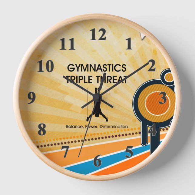 Horloge TOP Gymnastique triple (Recto)