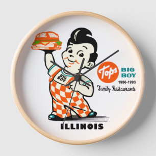 Horloge Top Restaurants Big Boy de l'Illinois