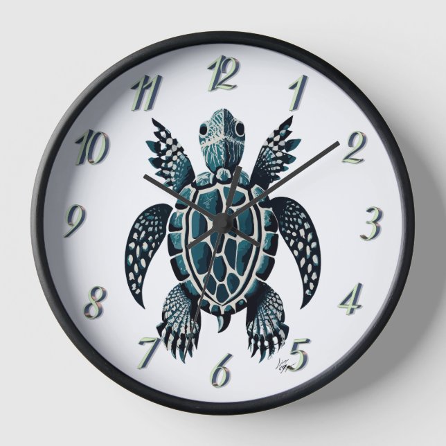 Horloge Tortue de mer (Recto)