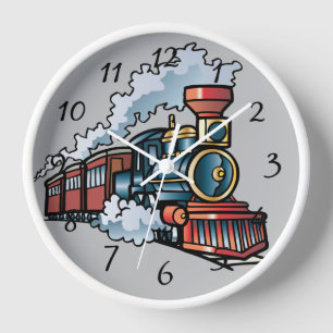 Horloge train Animé 24h/24