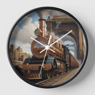 Horloge Train Steampunk au départ de Londres