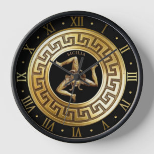 Horloge Trinacrie Sicilienne Medusa