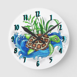 Horloge tropicale des tortues de mer