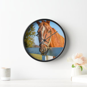 Horloge Twilight Rose Cheval de course Pur-sang