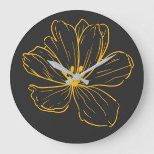 Horloge - Une petite fleur de printemps