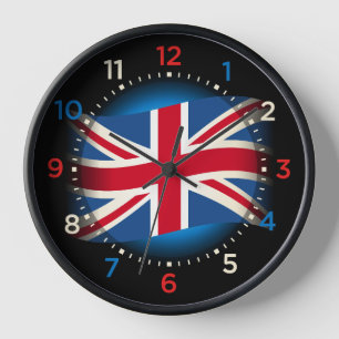 Horloge Union Jack Wall Clock