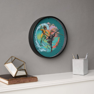 Horloge Vague marémotrice Aquaman & Black Manta