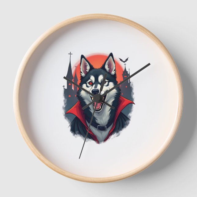 Horloge Vampire Husky Bite (Recto)