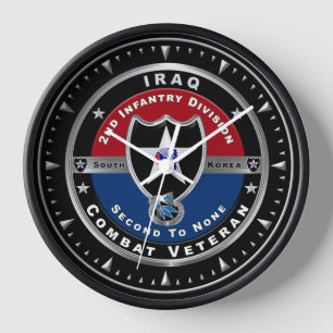 Horloge Vétéran de la 2e division d'infanterie en Irak