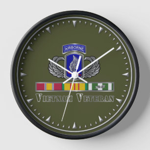 Horloge Vétéran de la brigade aéroportée 173 au Vietnam 