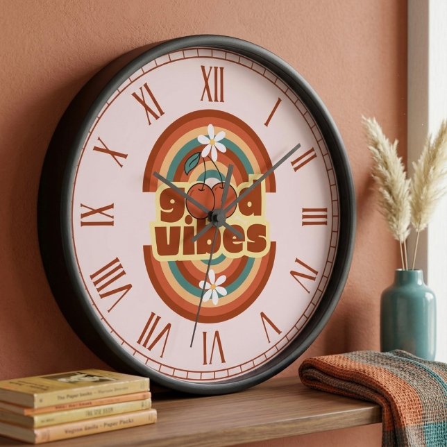 Horloge Vibes de bonne humeur or more commonly: Good Vibes (Créateur téléchargé)