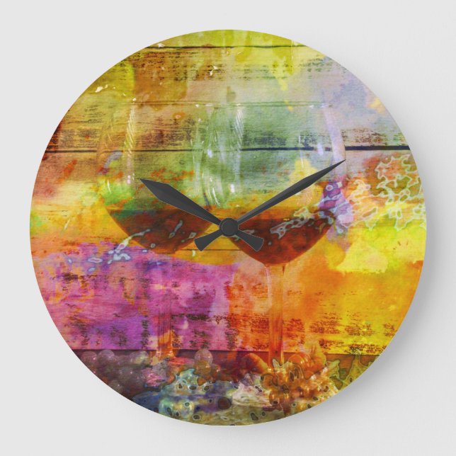 Horloge vibrante de l'Art numérique du vin (Recto)