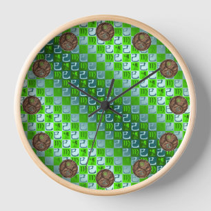 Horloge Vierge & Serpent de Terre