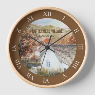 Horloge Village de Buttermere, Lake District, Angleterre