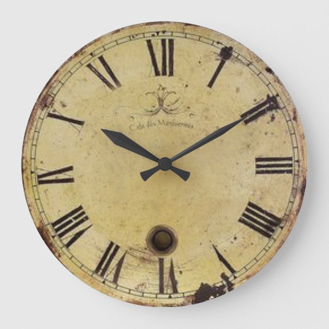 Horloge vintage face de mur (Recto)
