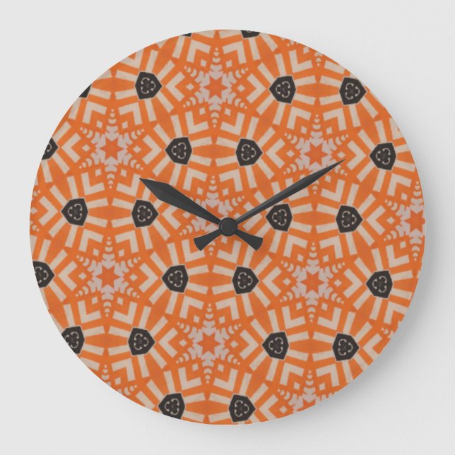Horloge Vintage Orange Retro (Recto)