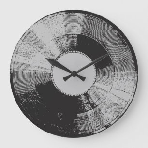 Horloge vinyle débrayée