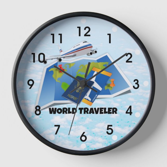 Horloge Voyageur mondial (Recto)