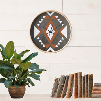 Horloge Wanduhr Boho Style Acryl