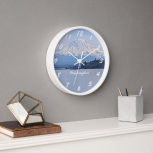 Horloge Washington State Mount Rainier et Puget Sound