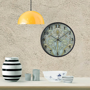 Horloge William Morris Spring Motif classique épais