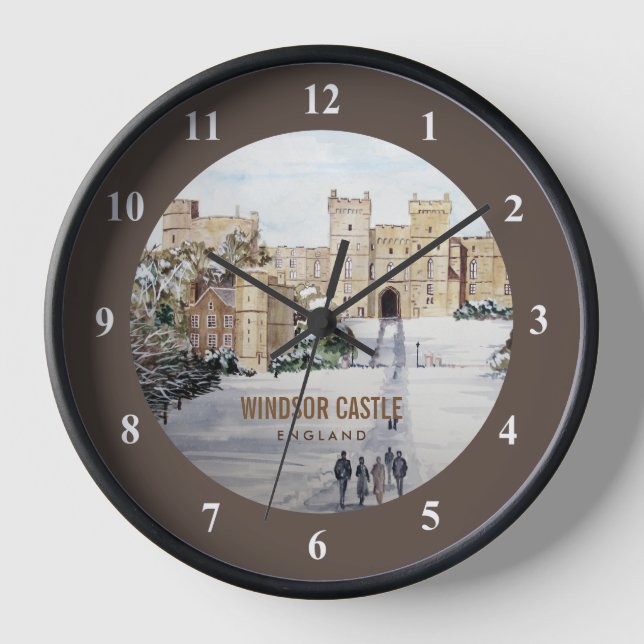 Horloge Winter at Windsor Castle (Recto)