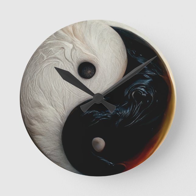 Horloge Yin et Yang (Recto)