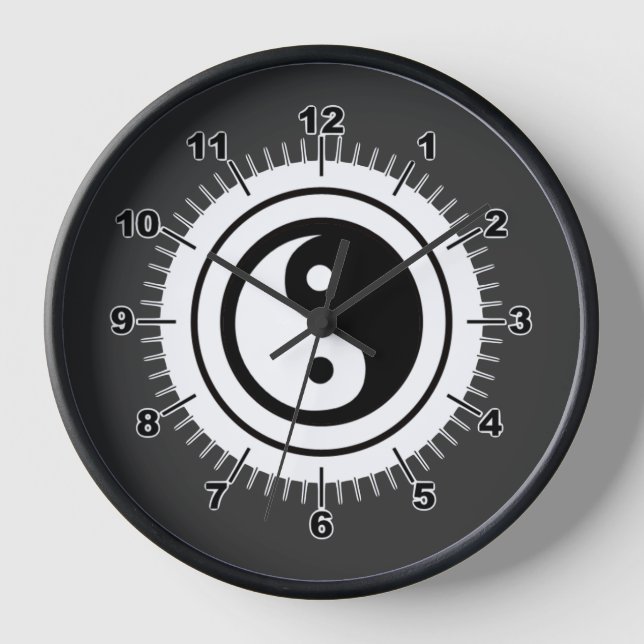 Horloge Yin Yang (Recto)