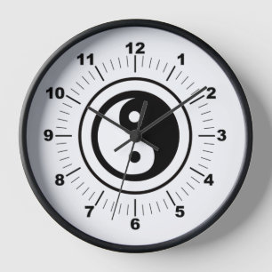 Horloge Yin Yang