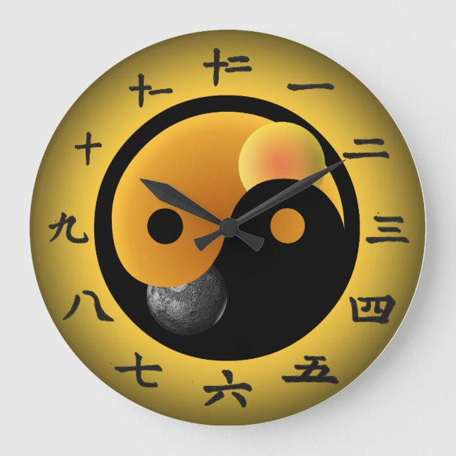 horloge Yin Yang (Recto)