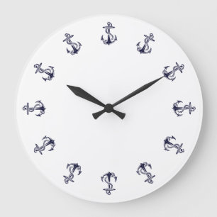 Horloges Ancres Naïques, Fond Blanc