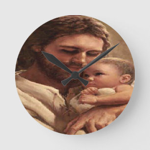 Horloges chrétiennes Jésus et enfant