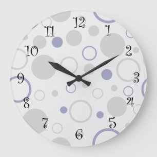 Horloges décorées dans des murs d'art moderne