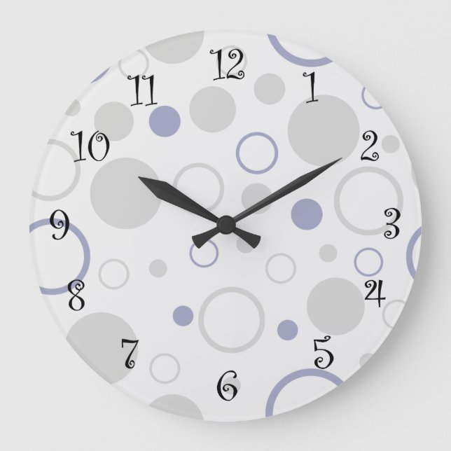 Horloges décorées dans des murs d'art moderne (Recto)