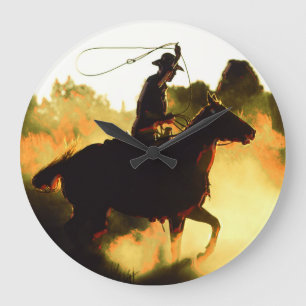 Horloges murales Cowboy 1 & options numériques